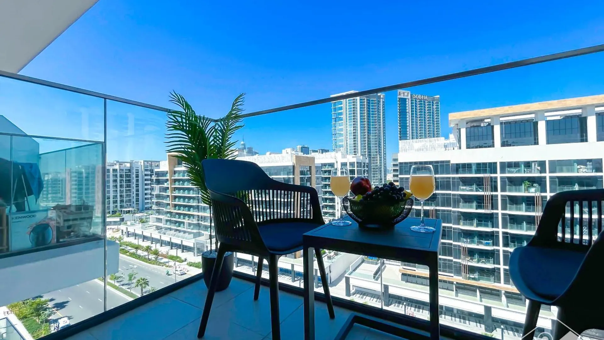 Riviera Charm Studio With Balcony Dubai Apartment